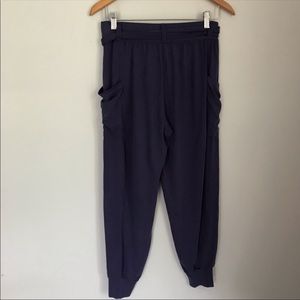 Gray suede joggers 🌚